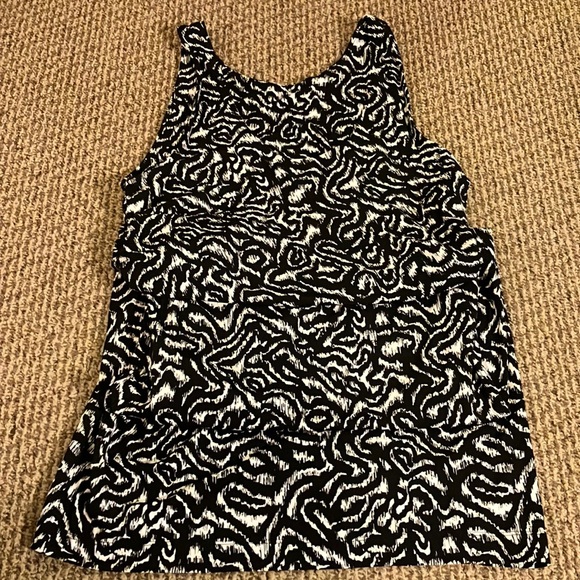 Banana Republic Factory Rouched Mid Dress - S Tall - Picture 2 of 6